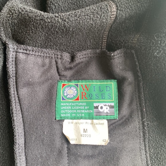 Vintage Wild Roses Outdoor Research Full Zip Hoody - Picture 6 of 8
